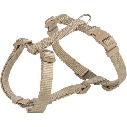 H-postroj PREMIUM, písková XXS-XS:hruď:20-32cm/10mm