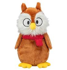 Xmas Owl - vánoční sova, plyšová hračka pro psy 33 cm