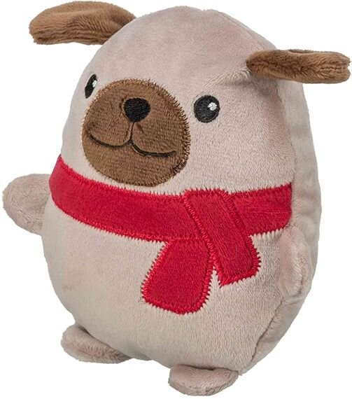 Xmas Dog - pejsek, hračka pro psy se zvukem, plyš 16 cm