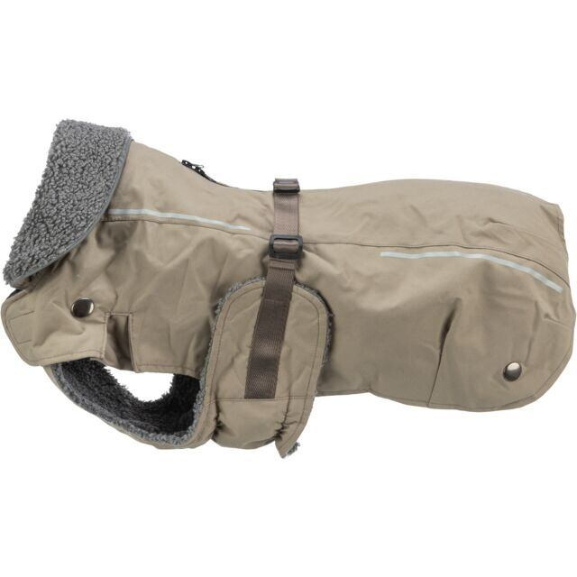Kabátek ROUEN 2 v 1, buldog střih, písková S:40cm, hruď:48-78cm, krk:48-56cm 