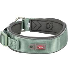 PREMIUM obojek EXTRA široký, šalvěj/grafit XS-S: 27-35 cm/25 mm