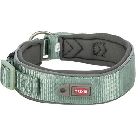 PREMIUM obojek EXTRA široký, šalvěj/grafit M-L: 40-48 cm/40 mm