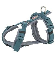 Premium trekingový postroj - petrolejová/grafit M: 53-64 cm/20 mm