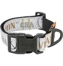 BE NORDIC obojek extra široký, černá S-M: 32-45 cm/ 30 mm