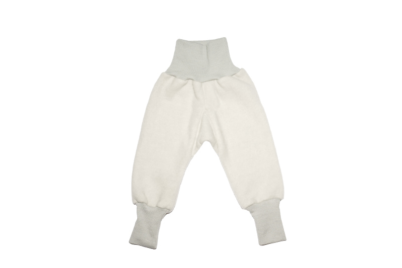 Rostoucí dětské kalhoty merino fleece Cosilana šedý melír Velikost: 86/92