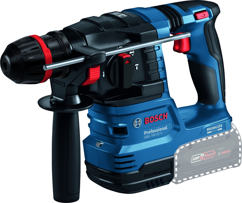 Kladivo vrtací AKU Bosch GBH 18V-22 X (bez AKU)