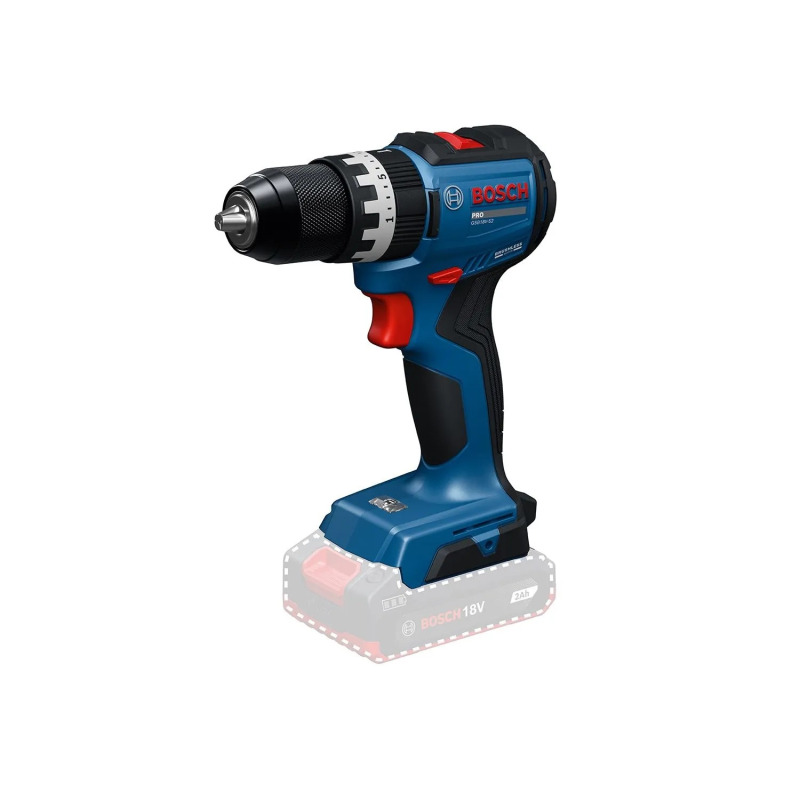 Bosch Professional Aku příklepový vrtací šroubovák GSB18V-52 Solo (+kufr)
