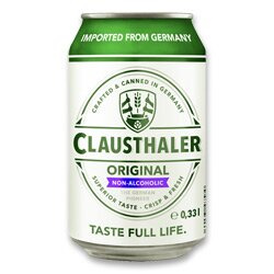 Clausthaler - nealkoholické pivo - 0,33 l, plech