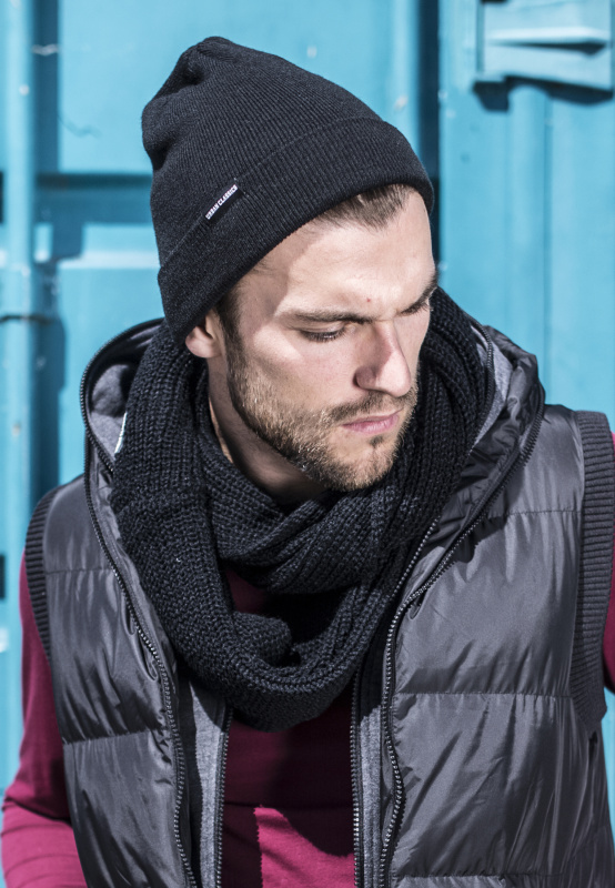 Unisex čepice Urban Classics Basic Flap Beanie