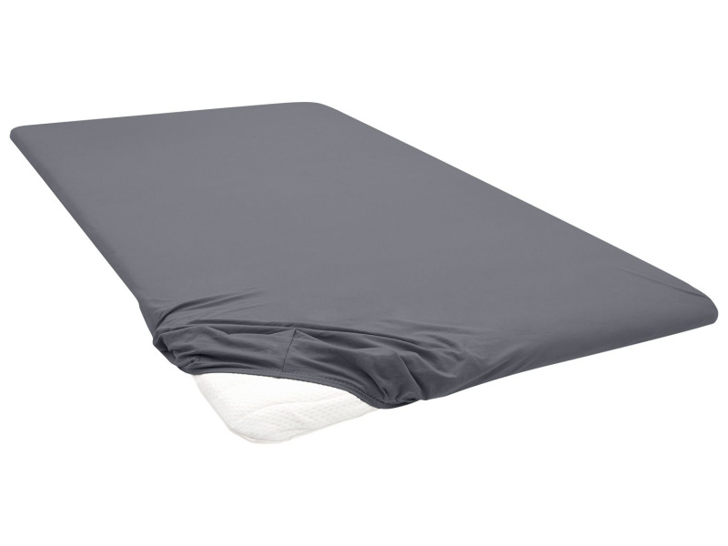 Biberna Žerzejové napínací prostěradlo na podložku na matraci (antracitová, 180-200 x 200 cm)