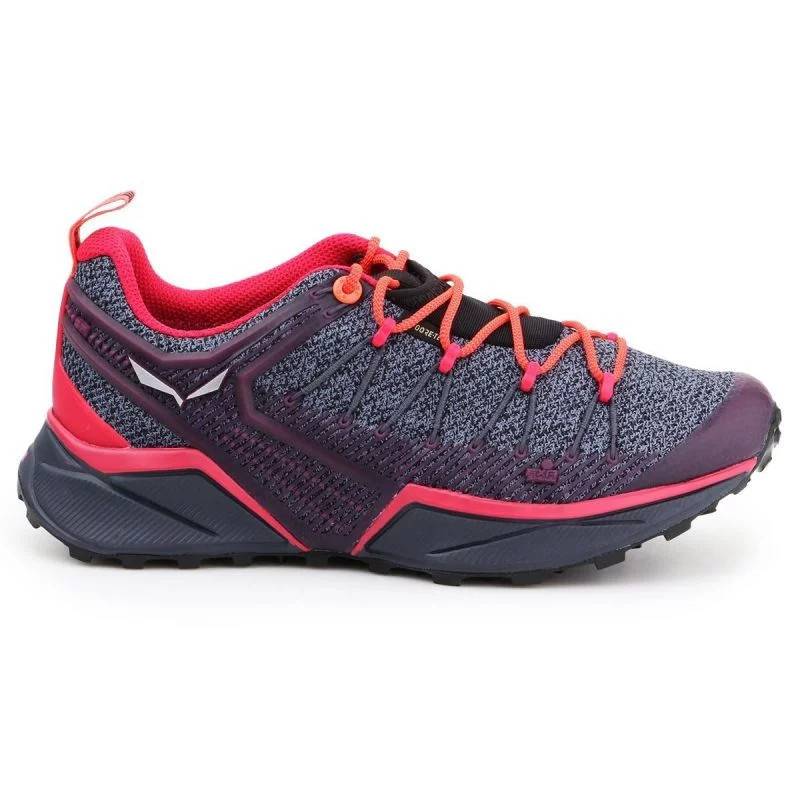 Dámská trekingová obuv WS Dropline GTX 61367 - Salewa 36 tm.modrá-růžová