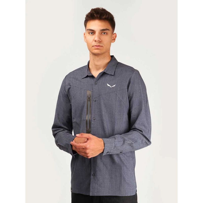 Salewa tričko Fanes Wool Dry M L/S SRT 27762-3988 pánské L