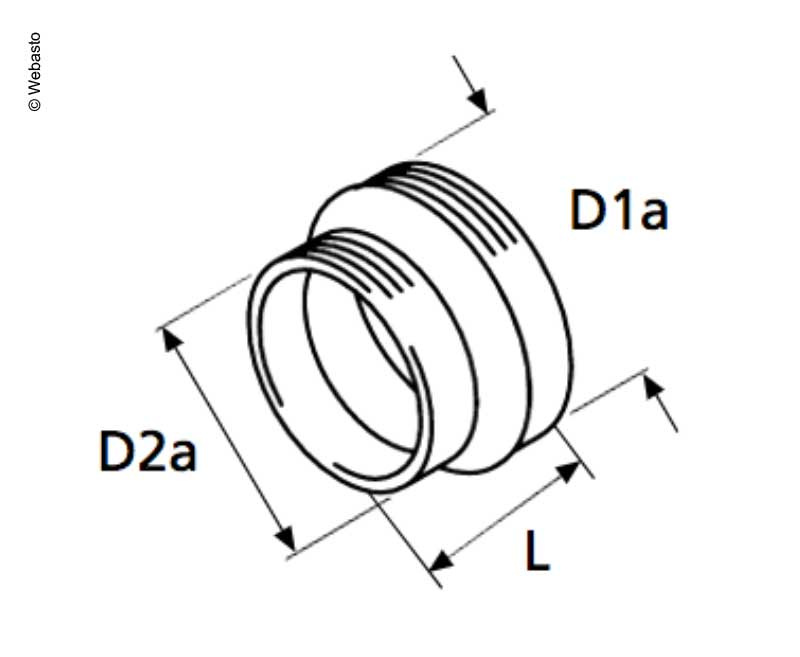WEBAS Redukce 80 až 55 mm