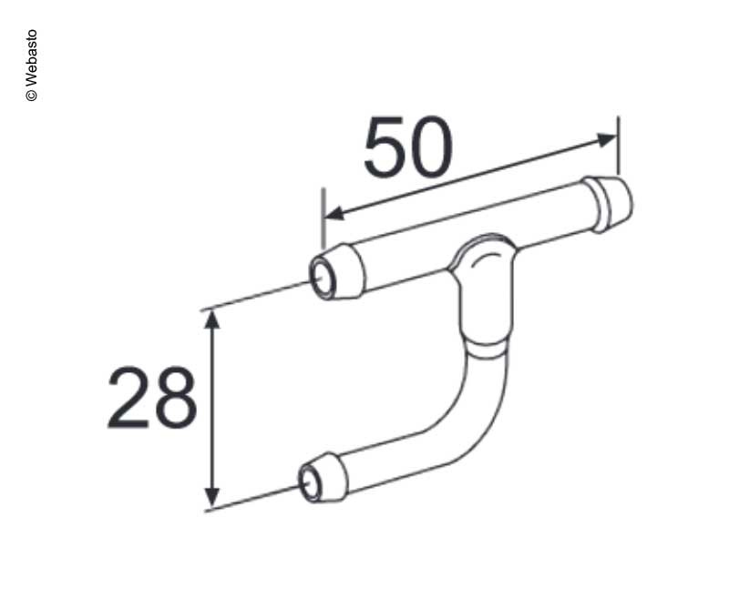 WEBAS Ohyb 90° 90mm