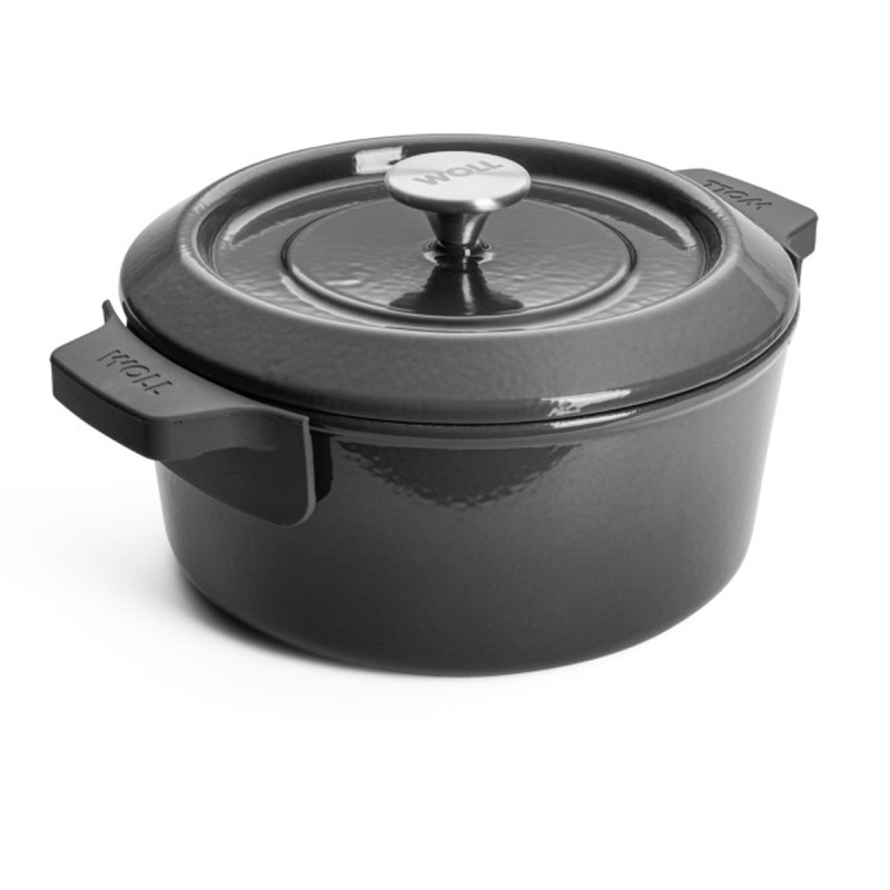 Woll Litinový hrnec s poklicí, Iron, Ø 24 cm / 4,2 l, šedá 124CI-030