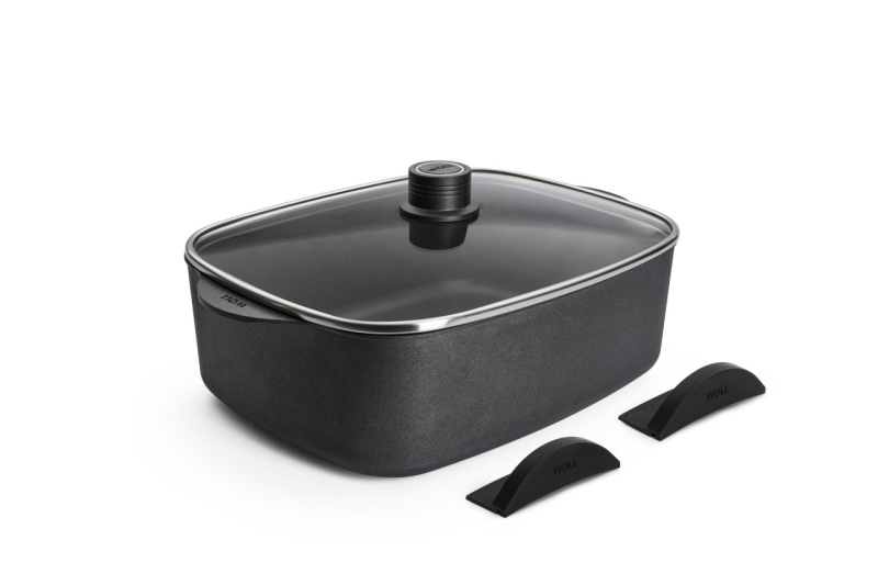 Woll Nepřilnavý pekáč se skleněnou poklicí Eco Logic QXR, 31 × 26 cm, 7,5 l PB-LCI-SET-0003-Q