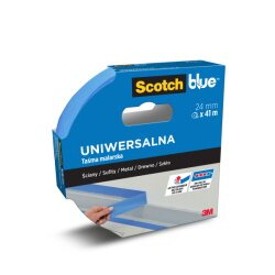 3M Scotch 2090 - lehce odstranitelná maskovací páska - modrá, 24 mm x 41 m