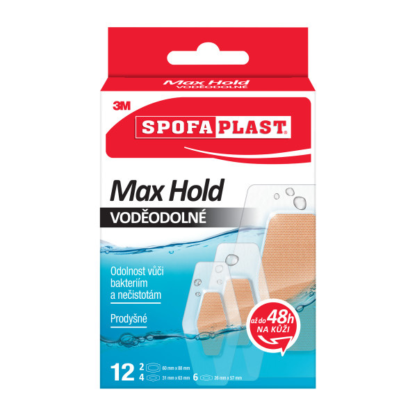 3M™ SPOFAPLAST 191N Max hold voděodolné náplasti 12 kusů