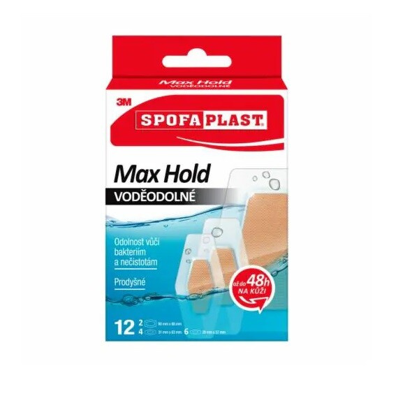 3M™ SPOFAPLAST 191N Max hold voděodolné náplasti 12 kusů