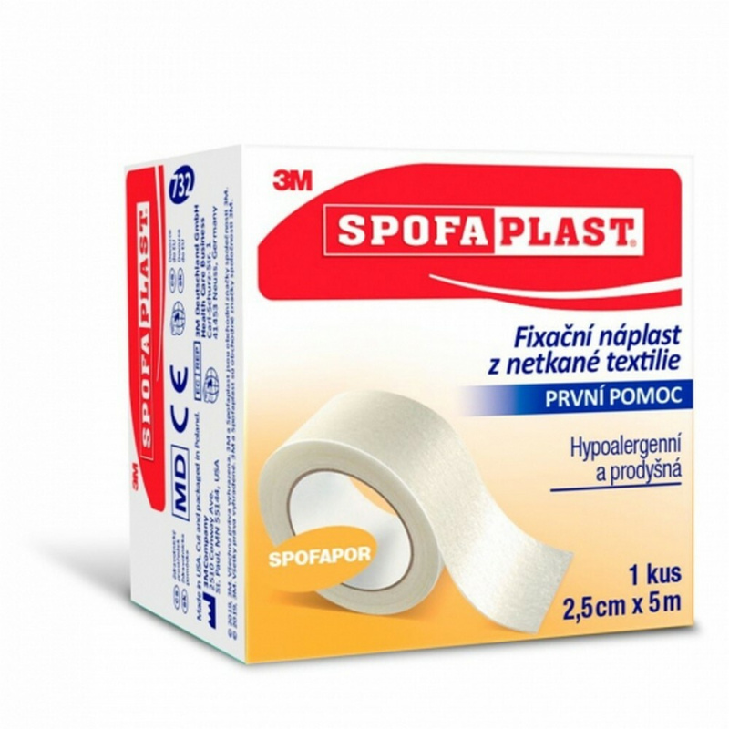 3M Spofaplast® Náplast z netkané textilie 732,5m × 25mm,1 ks