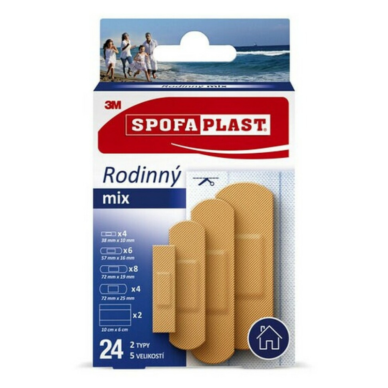 3M Spofaplast™ 603 Rodinný mix - 24 ks