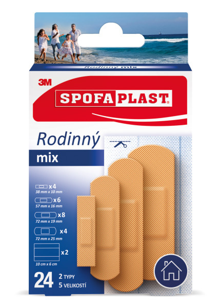 3M Spofaplast™ 603 Rodinný mix - 24 ks