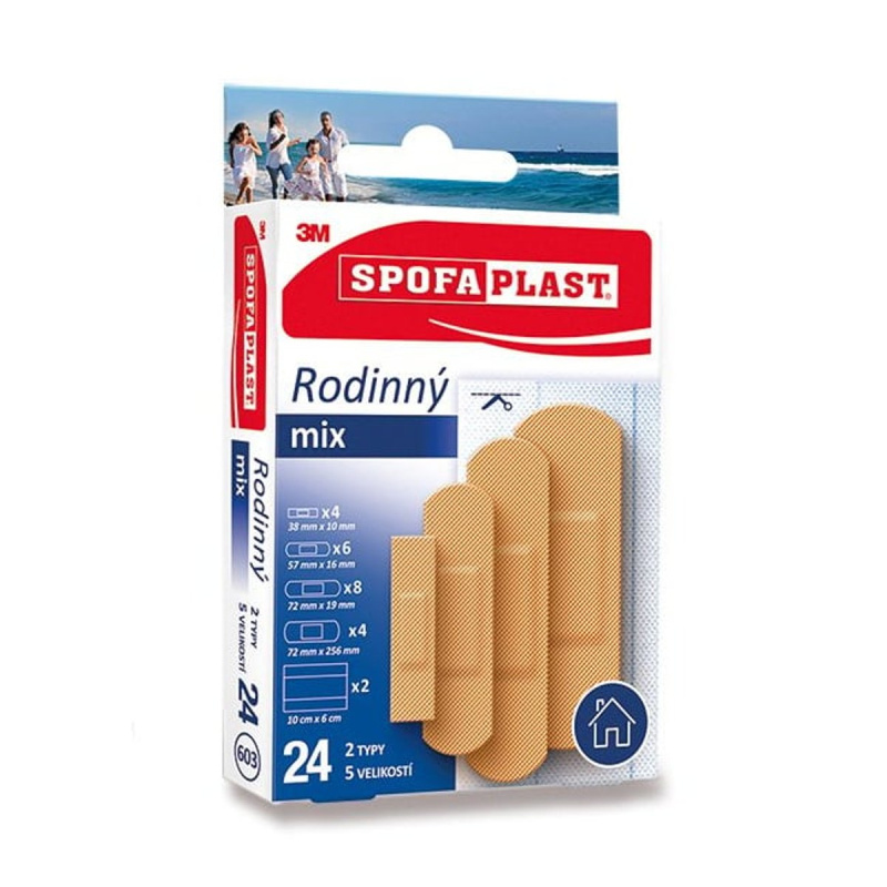 3M Spofaplast™ 603 Rodinný mix - 24 ks