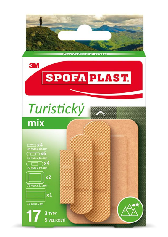 3M Spofaplast - náplasti - turistický mix