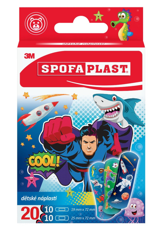 3M™ SPOFAPLAST 118 Dětské náplasti 20 kusů