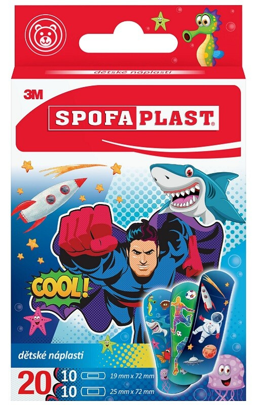 3M™ SPOFAPLAST 118 Dětské náplasti 20 kusů