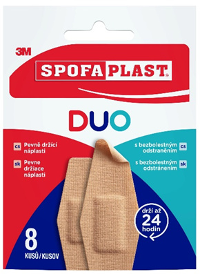 3M Spofaplast DUO - náplast - mix velikostí, 8 ks