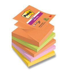 3M Post-it - silně lepicí Z-bloček - 76 x 76 mm, 5 x 90 l., Boost