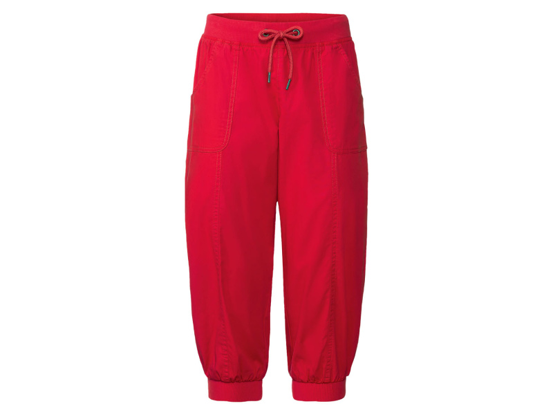 esmara® Dámské kalhoty (46, červená)