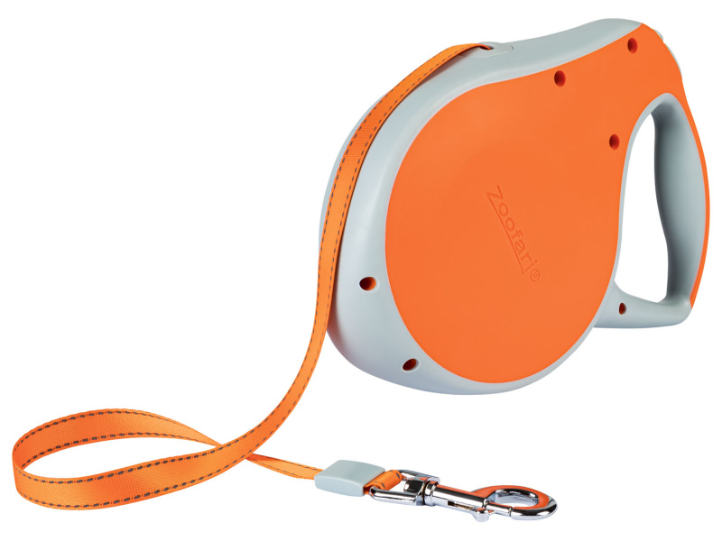 zoofari® Samonavíjecí vodítko XL, 10 m (oranžová)