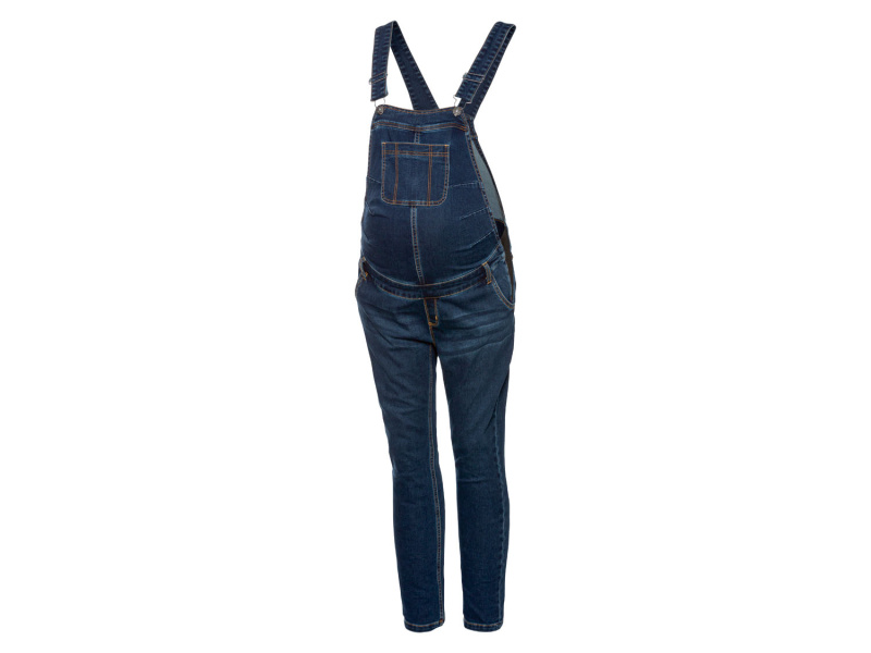 esmara® Dámské těhotenské laclové kalhoty „Skinny Fit" (38, tmavě modrá)