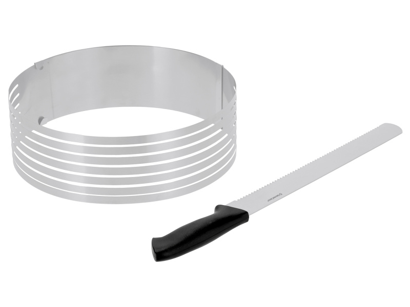 Silvercrest® Lopatka na dort z nerezové oceli / Pomůcka na krájení korpusu dortů (pomůcka na krájení korpusu dortů)