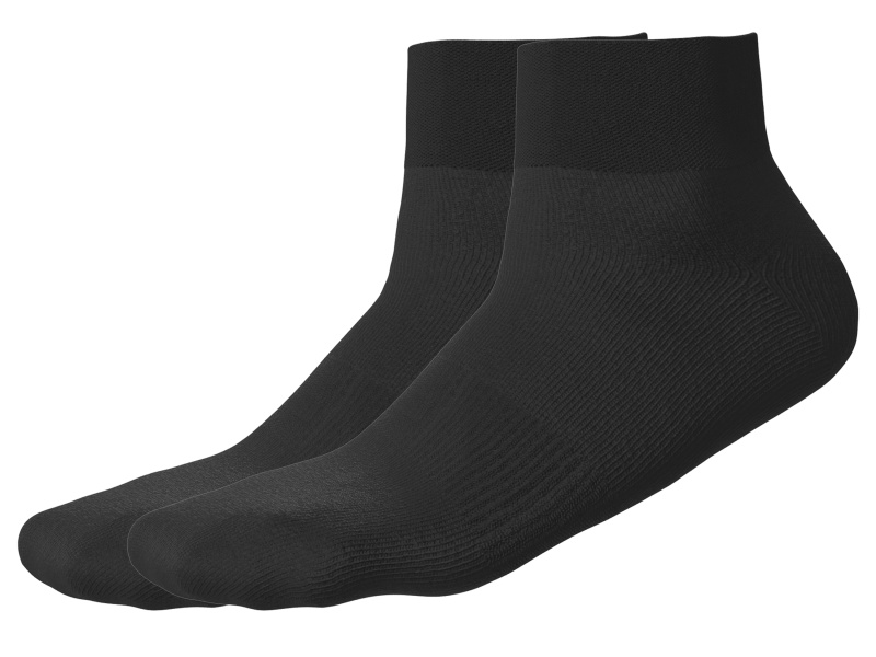 esmara Men Pánské ponožky s BIO bavlnou, 3 páry (černá, 39-42)