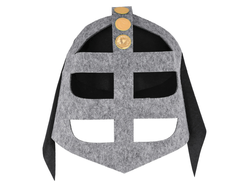 Dětské doplňky na karneval (rytířská přilba, one size)