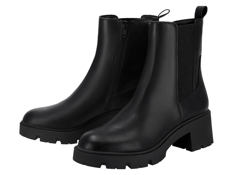 esmara® Dámská kotníková obuv (černá, 38)