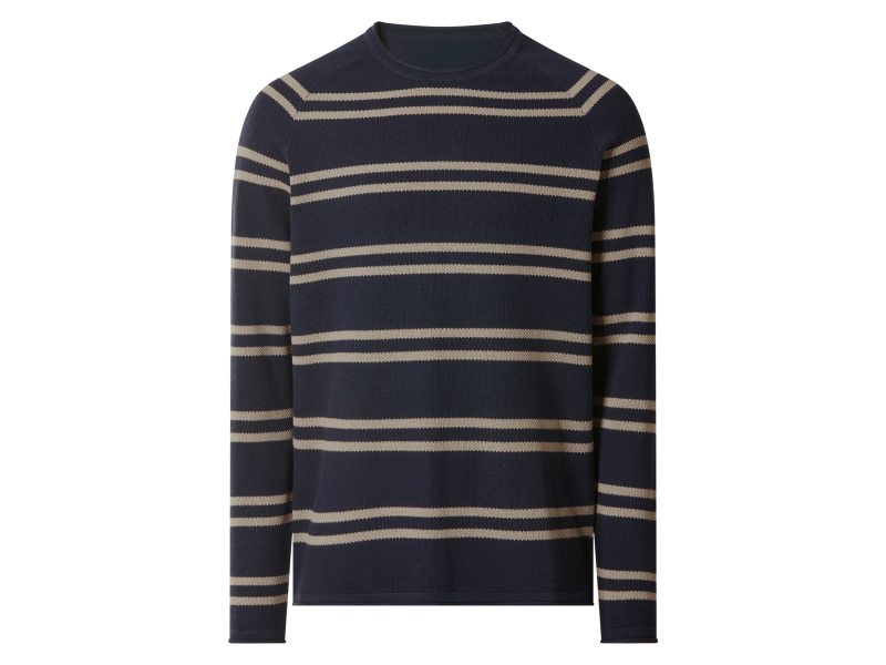 esmara Men Pánský úpletový svetr (navy modrá, S (44/46))