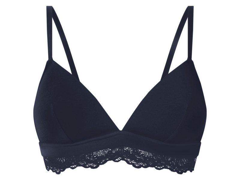 esmara® Dámská podprsenka s krajkou (navy modrá, 75B)