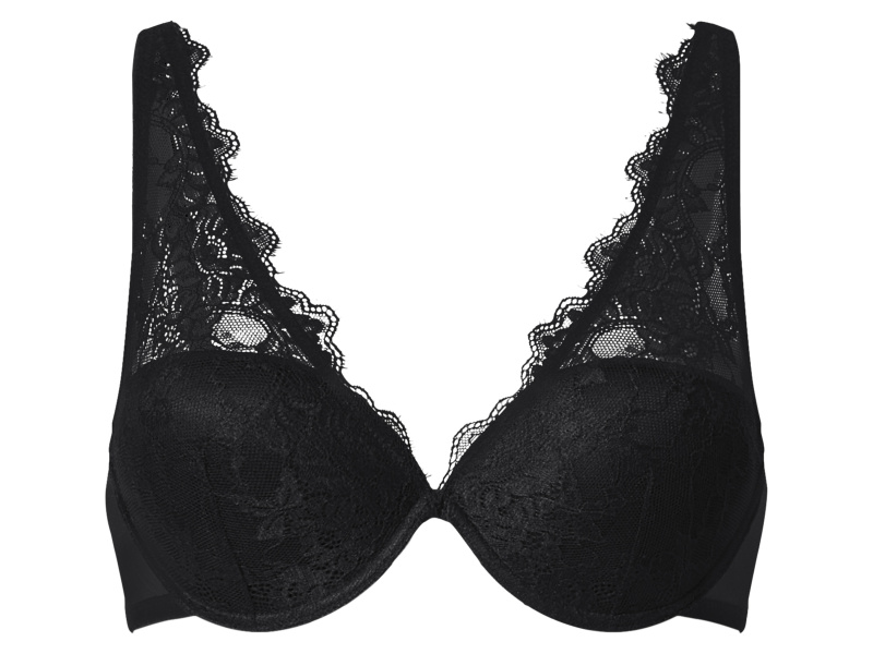 esmara® Dámská podprsenka s krajkou (černá, 75B)