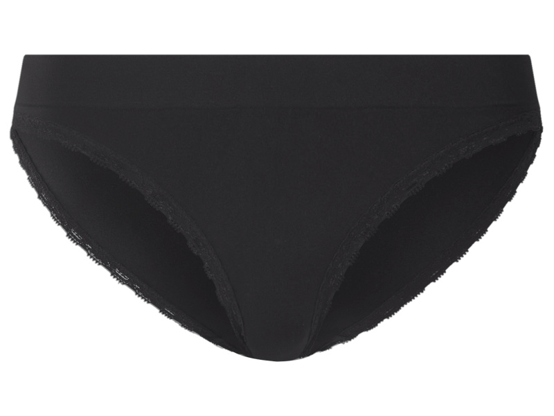 esmaraÂ® DĂˇmskĂ© kalhotky s krajkou, 3 kusy (ÄŤernĂˇ, M(40/42))