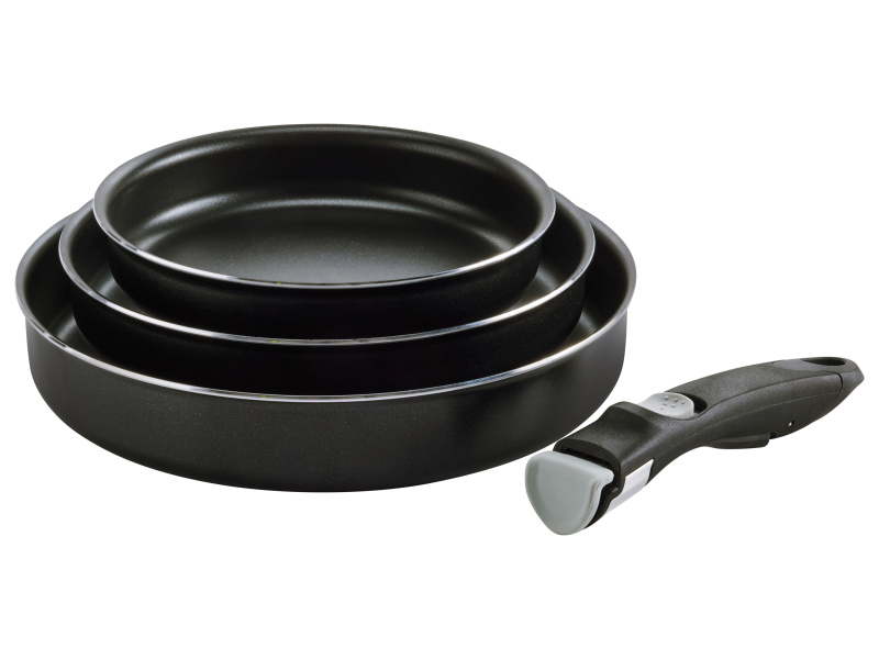 Crivit Sada hliníkových rendlíků / pánví, 4dílná (sada pánví)