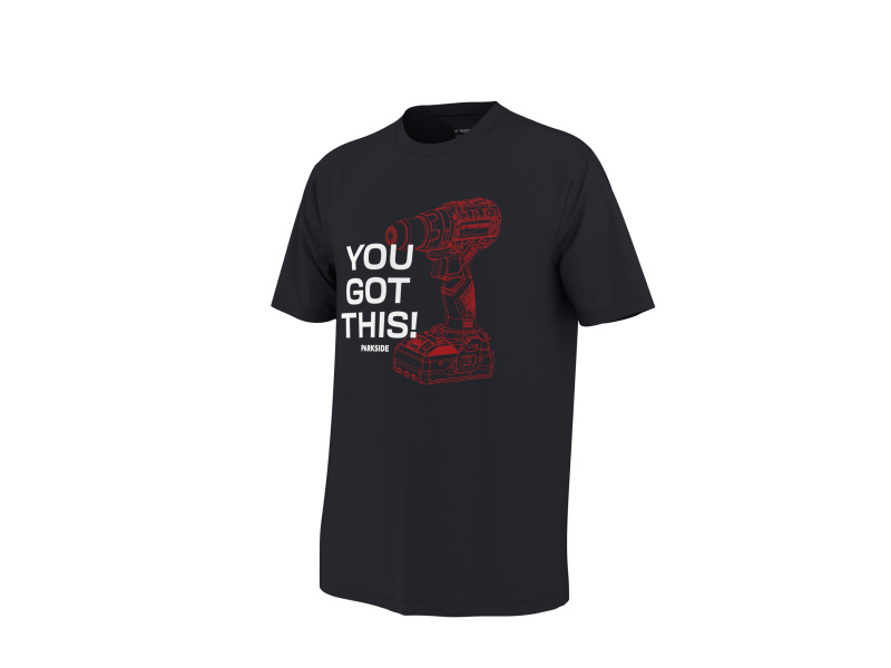 Parkside® Pánské triko s BIO bavlnou (černá, S (44/46))