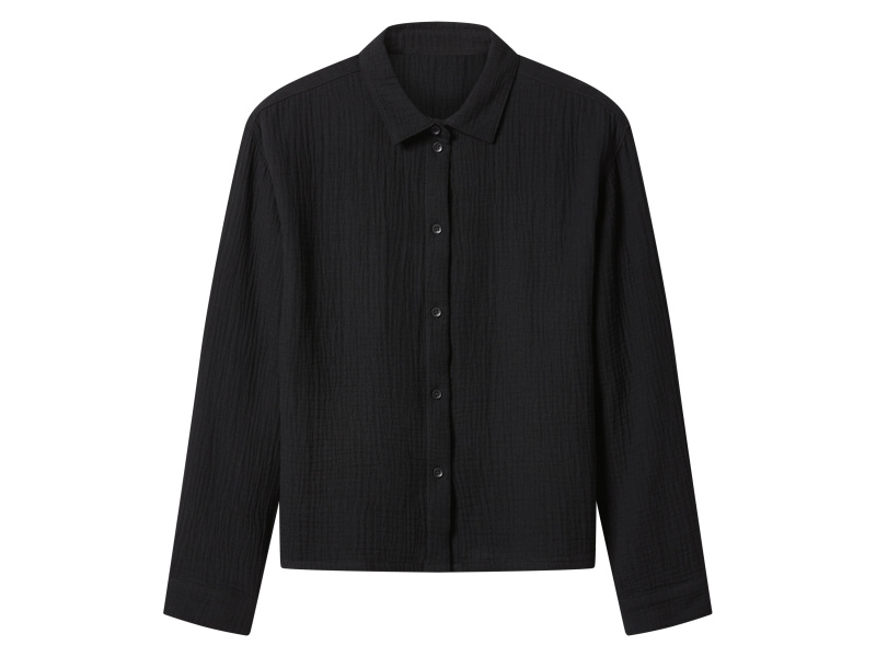 Esmara Kids Dívčí mušelínová blůza (černá, 134/140)