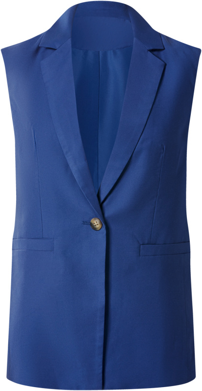 esmara® Dámský blejzr bez rukávů (modrá, 46)