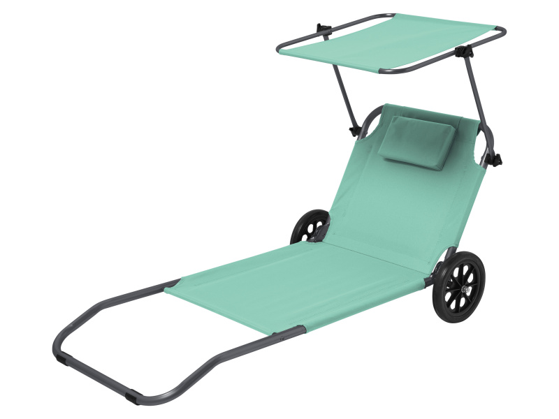 Crivit Lehátko s kolečky (tyrkysová)