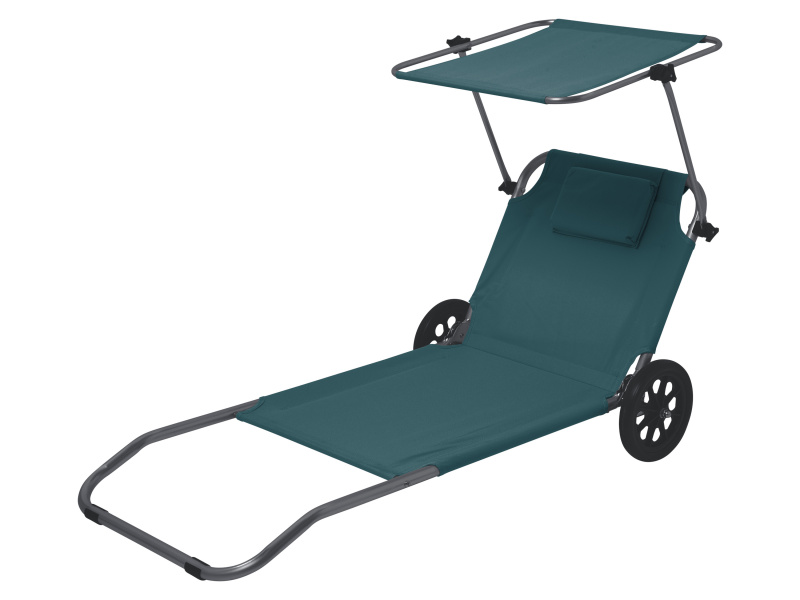 Crivit Lehátko s kolečky (modrá)