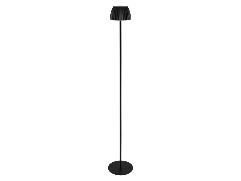 Livarno® Aku stojací LED lampa s USB a dotykovým stmívačem (černá)
